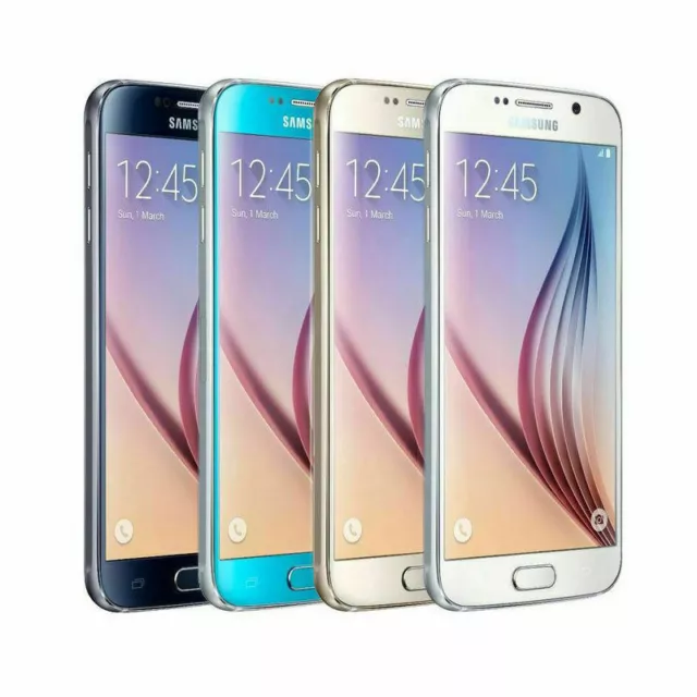 Samsung Galaxy S6 32GB SM-G920F Unlocked 4G LTE Android Smartphone All Colours