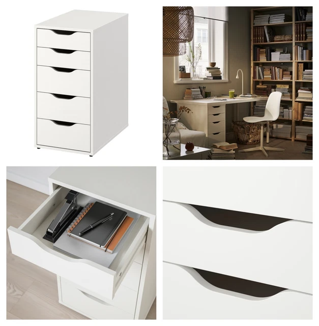 NEW IKEA ALEX drawer unit Work From Home Desk Easy to Assembl (White