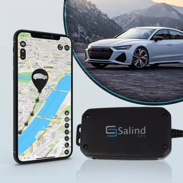 GPS Tracker SALIND 1 traceur GPS de l´endroit pour véhicules en temps réel GPRS