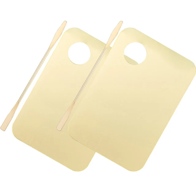 2 juegos de paleta de mezcla de maquillaje base líquida maquillaje acrílico mezcla cosmética