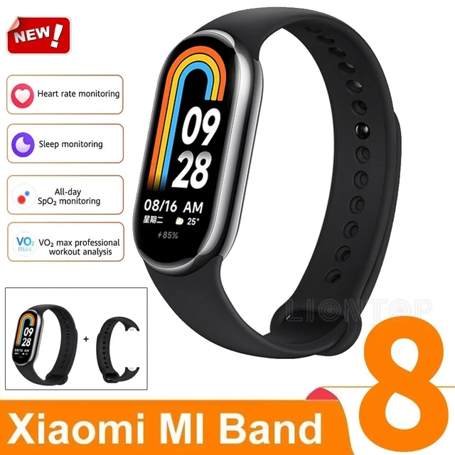 Original Xiaomi Mi Band 8 Smart Bracelet Screen Blood Oxygen