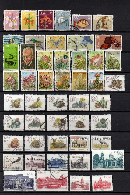 Briefmarken Sammlung Südafrika 1973  - 93   s. Scan