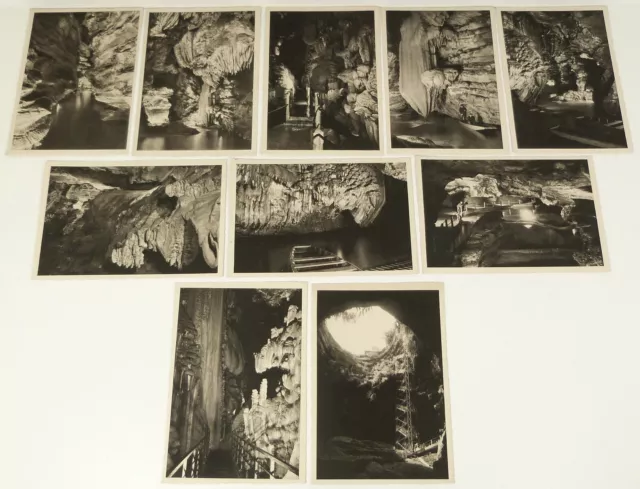 Lot of antique postcards le Gouffre de PADIRAC cave France cpa