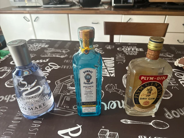 Gin Mare, Bombay Premier Murcian Lemon, Plym- Gin Vintage
