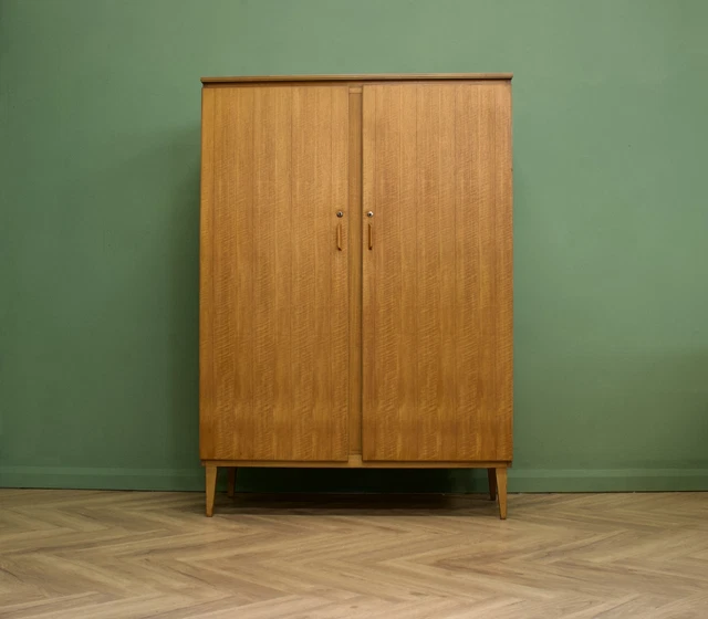 DELIVERY £90 Mid Century Walnut Wardrobe From Alfred Cox Heals