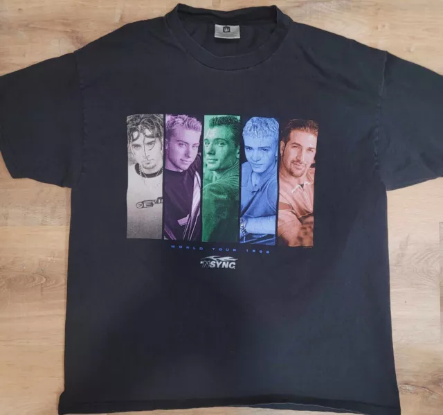 98 Degrees Double Sided Concert T-Shirt XL Tee - TDC Tag
