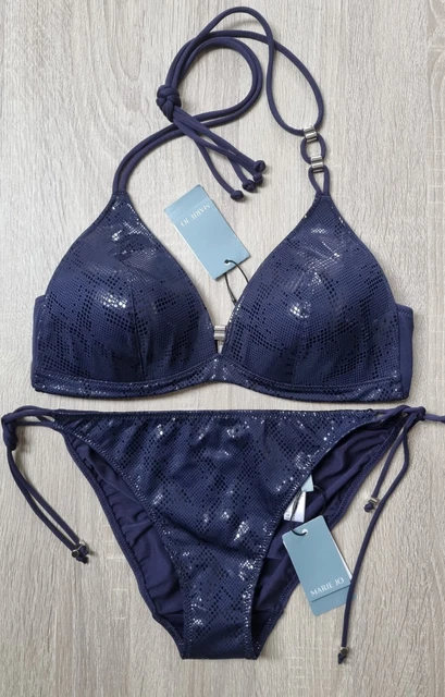 Maillot De Bain 2 Pièces Marie Jo - Bonnet 90B/75B/34B, Culotte 38 - Dos Nu, Armatures - Neuf Avec étiquettes