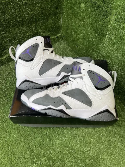 Nike Air Jordan 7 Flint 2020 size 9 CU9307–100 OG VII Retro Grey White