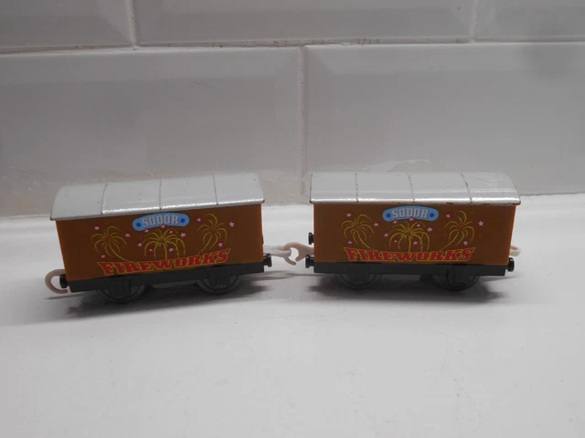 TOMY TRACKMASTER THOMAS the tank engine train set sodor fireworks ...