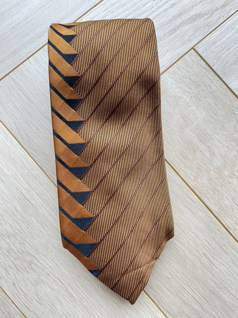 Cravate Vintage Lanvin Paris 100% Soie - Largeur 9.5cm, Fait Main En France