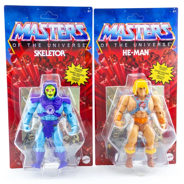 MotU Masters of the Universe Origins 14 cm Action Figuren: He-Man & Skeletor