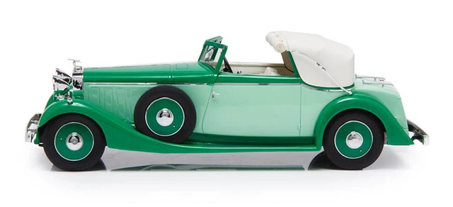 Miniature Ma Collection 1/43 - Hispano Suiza J12 Sedanca Fernandez Darrin 1933 Marron