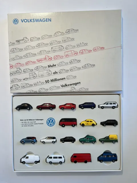 H0 VW SET 50 Millionen, 50 Jahre Volkswagen - Wiking Herpa Brekina in OVP 1:87