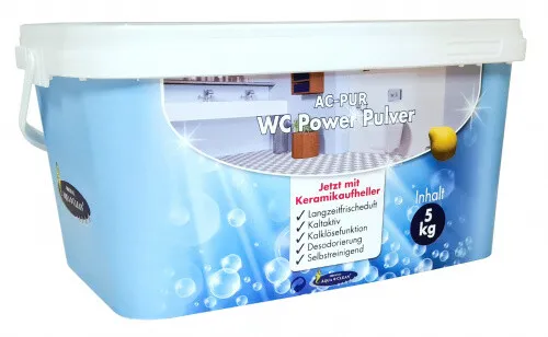 AQUA CLEAN PUR WC Power Pulver Kalklösefunktion & Keramikaufheller 5kg