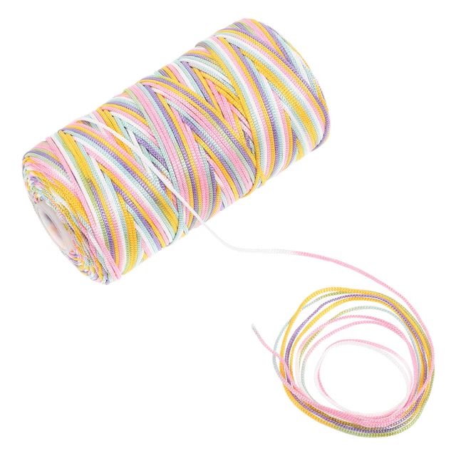 1 Roll of Crochet Thread Decorative Knitting Yarn DIY Crochet Yarn Material