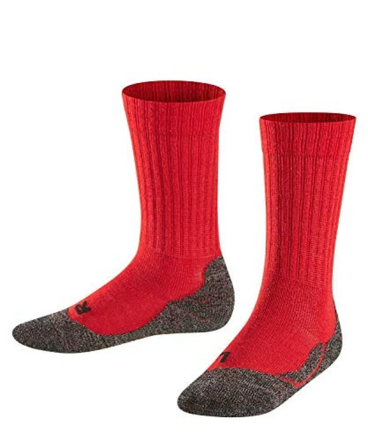 (TG. 35-38) FALKE - Calze per bimbi, Rosso (fire), Taglia produttore: 35/38 - NU