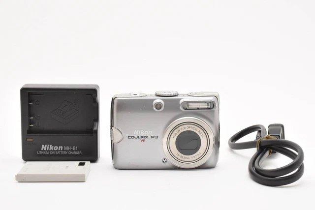 NIKON COOLPIX P3 VR Point & Shoot Camera Used Excellent