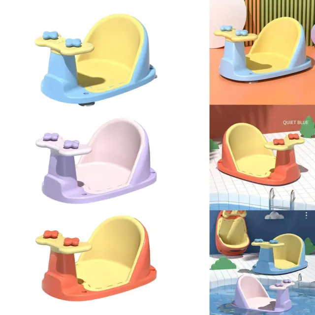 Non , Soft Seat Pad, Bathtub , Shower Seat for Newborns