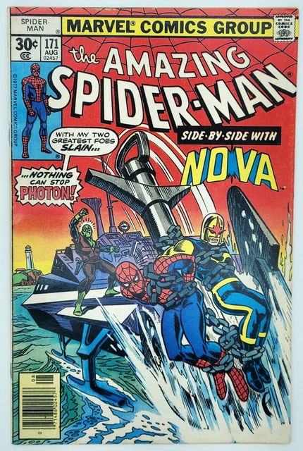 The Amazing Spider-Man #171 1977 7.0 FN/VF Early Nova Appearance; 2nd app Photon