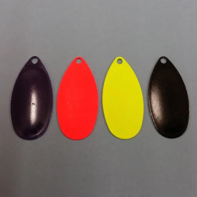 FRENCH SPINNER BLADES 4 Colours Sizes 2-4, Flying C,Fishing Lures 10 or 25.  £7.99 - PicClick UK