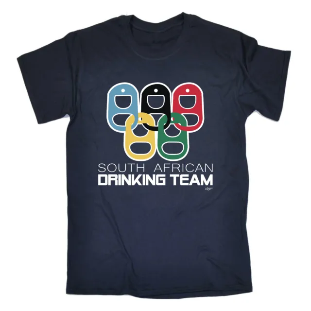 South African Drinking Team Rings - Mens Funny Novelty T Shirt T-Shirt Tshirts