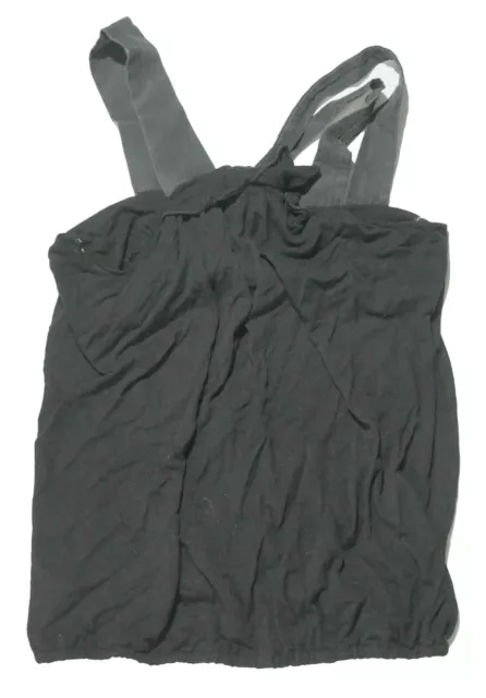 Ella Moss Tank Top Blouse Woman's Size Small S Black Sleeveless Spandex Rayon