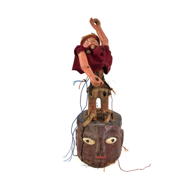 Yoruba Gelede Mask with Figure Nigeria