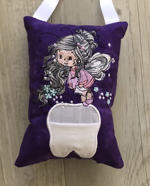Tooth Fairy Pillow Birthday Gift Keepsake Tooth Pocket Cushion Christmas