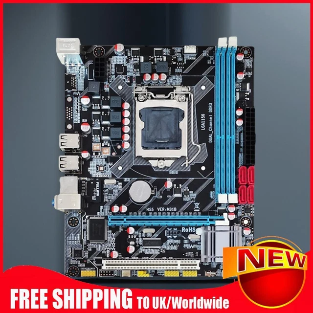 LGA1156 M-ATX MAINBOARD Computer Motherboard Dual Channel DDR3 Memory ...