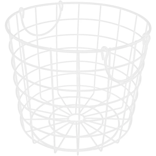 Iron Wire Laundry Hamper Laundry Storage Basket With Handles Iron Storage Basket
