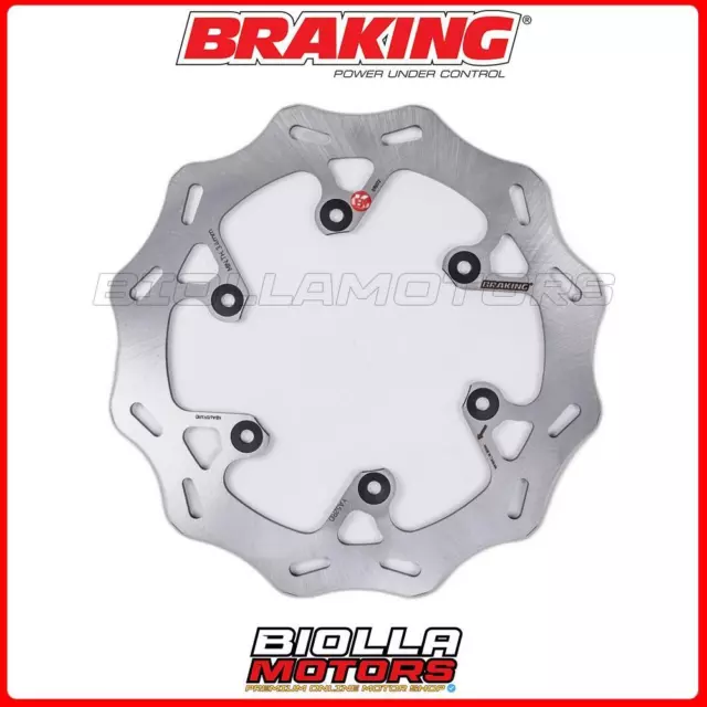 Ya52Rid Disco Freno Posteriore Dx Braking Yamaha Yz F 250 2011 - Wave Fisso -