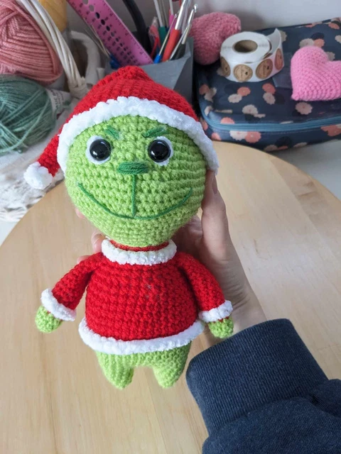 Doudou fait main - Père Noël pour le sapin