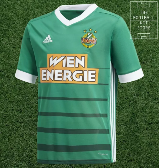 adidas Rapid Vienna Home Shirt Youth - SK Rapid Wien Jersey Kids - All Sizes