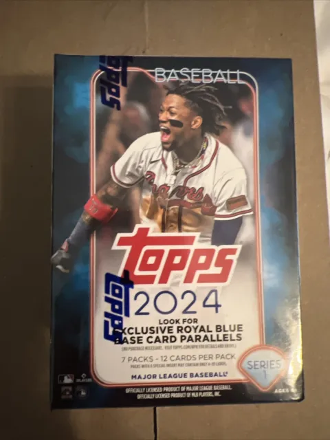 2024 Topps Series 1 Factory Sealed Blaster Value Box Free Shipping 7 Packs