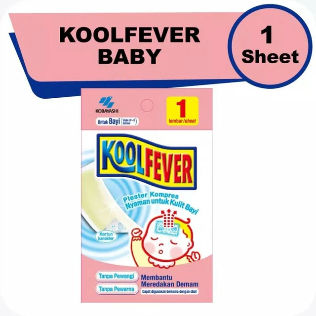 [CAP LANG] Kool Fever Help Relieve Fever Ready to Use for Baby 0-2 Years