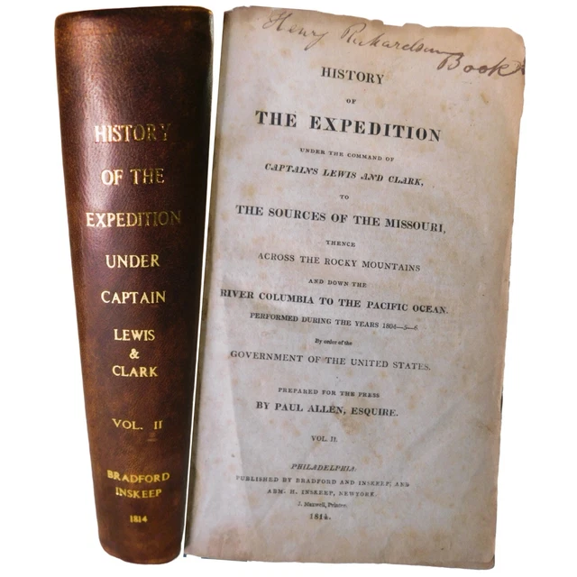 HISTORY OF THE Expedition under the Command of Cap. Lewis and Clark