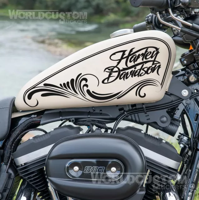 ADESIVI STICKERS SERBATOIO moto custom Arabeschi compatibile per Harley  Davidson EUR 44,90 - PicClick IT