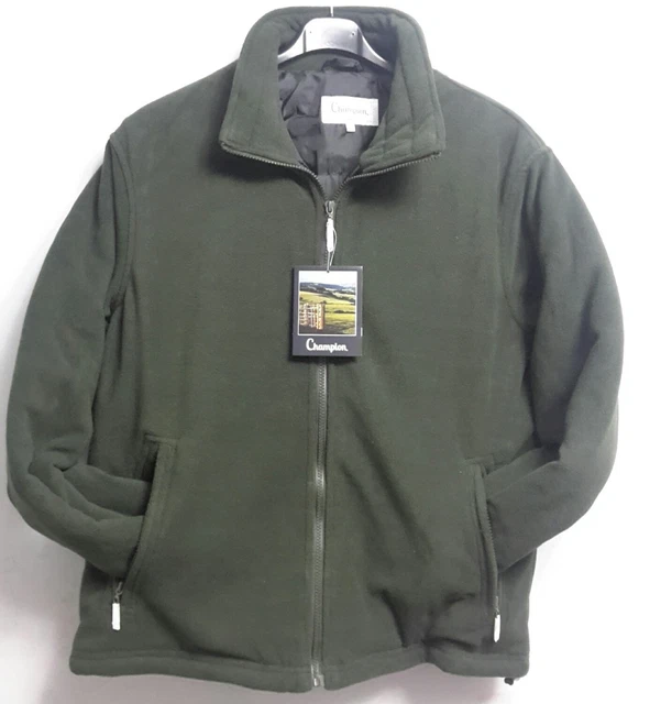 New Mens Extra Thick Fleece Heavy Duty Work Jacket Padded Warm Winter Size 10