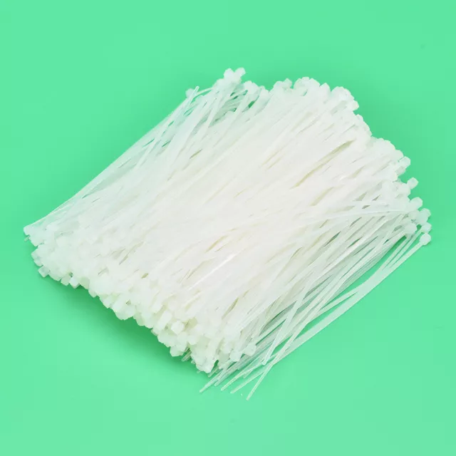 360CS White Nylon Cable Wire Zip Ties Self-locking Nylon Tie  With 3*120mm.pj