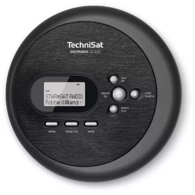 TechniSat Digitalradio Radio CD Player Digital DAB+ UKW Discman MP3 AUX