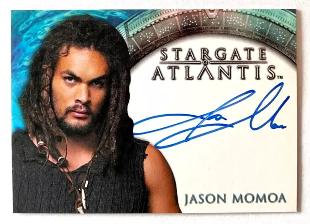 Stargate Atlantis Heroes Autograph Card Jason Momoa as Ronon Dex (Very Limited)