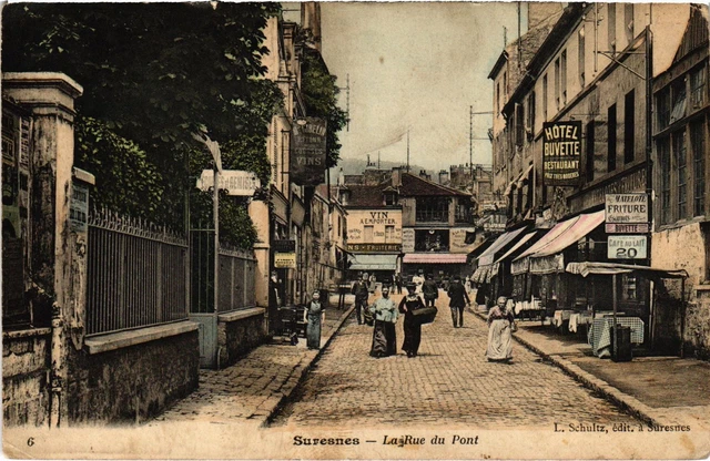 CPA Suresnes Rue du Pont (1315088)