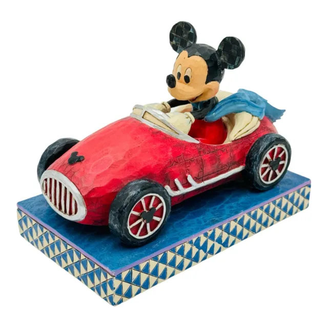 Jim Shore Disney Roadster Mickey Mouse Figurine #4027949 Car By Enesco