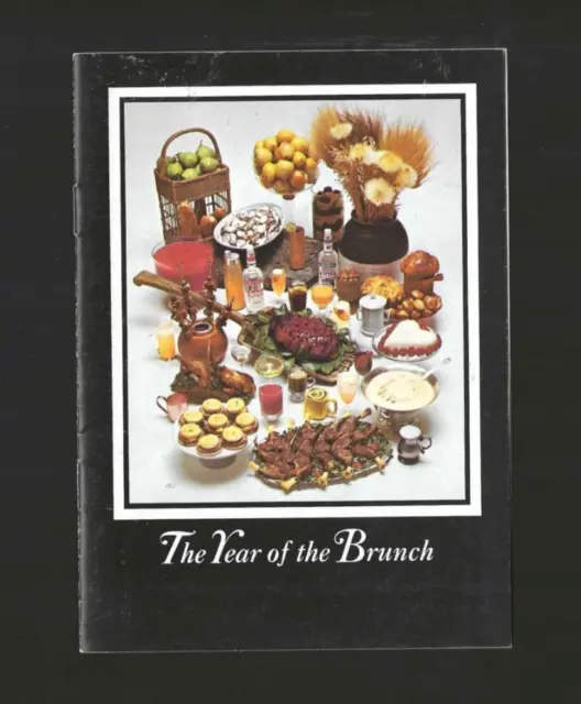 Vintage 1969 SMIRNOFF Vodka YEAR of the BRUNCH Food & Drink recipe booklet