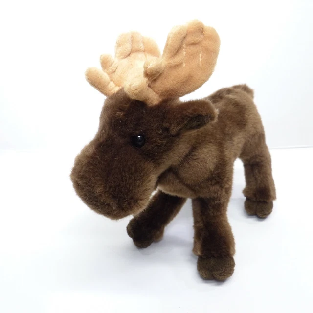Douglas Cuddle Toy 12" Long Standing Moose Plush Stuffed Animal