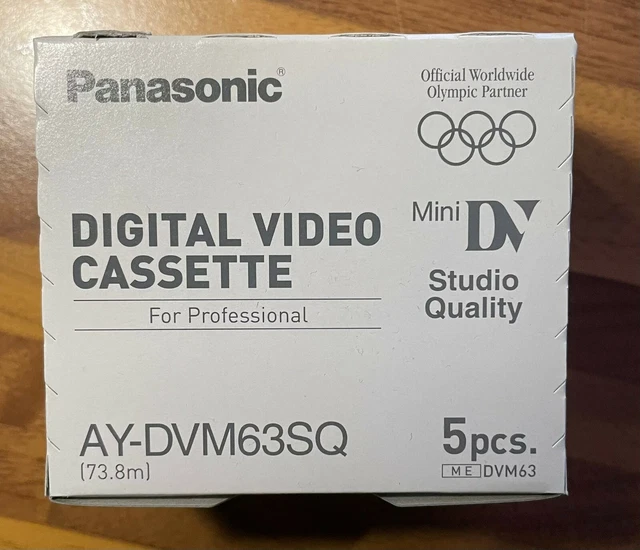 CASSETTE MINI DV Panasonic professional AYDVM63SQ x 5pcs EUR 25,00