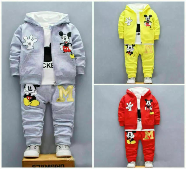 Set tuta invernale bambine ragazzi casual maniche lunghe pantaloni top outfit vestiti
