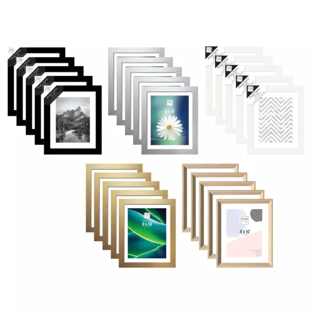 10 x Picture Photo Frame 8"x10" GLASS Wall Mountable Portrait Landscape Art Post