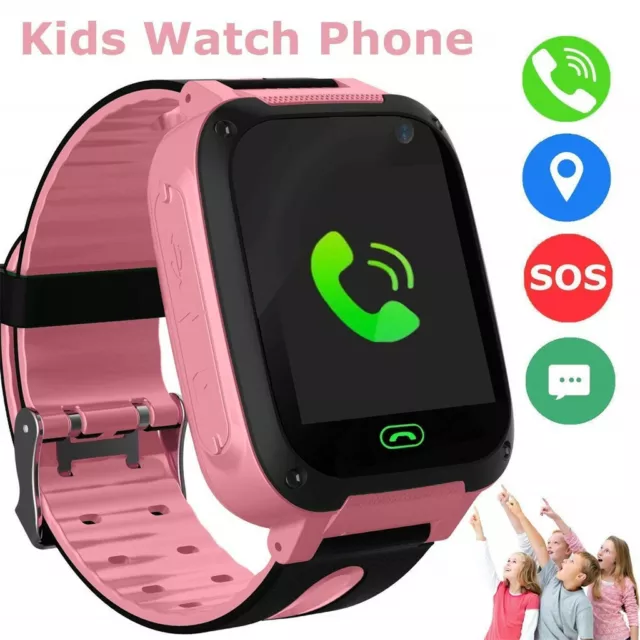 Smart Watch Touch Screen Camera Tracker SOS with LBS GSM Locator for Kids Child