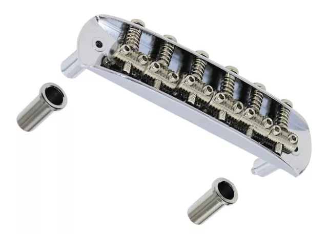 Jazzmaster Jaguar Style Guitar Bridge • Chrome